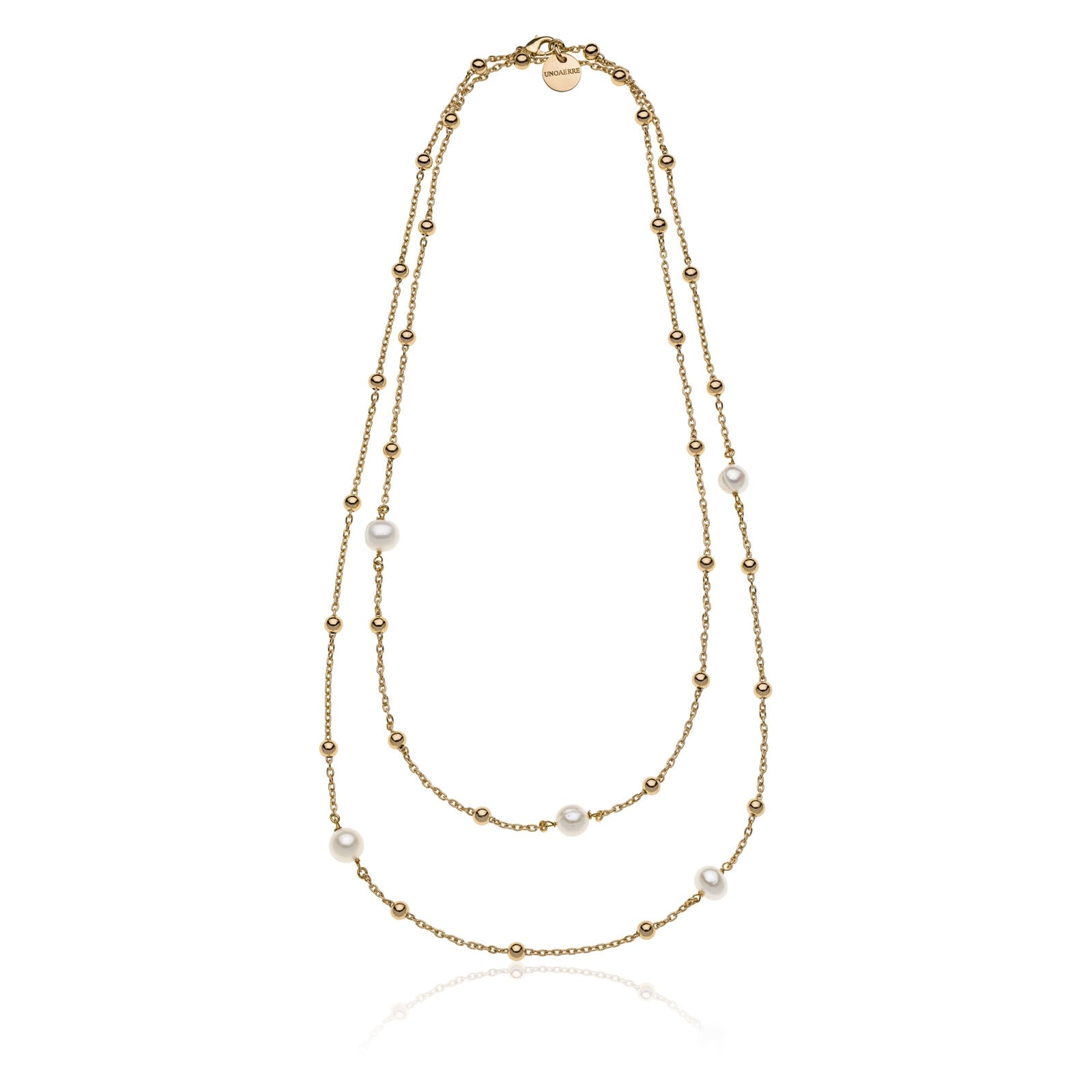 Collana Unoaerre Lunga con Perle Naturali - packshot ufficiale