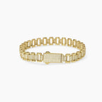 Bracciale Mabina Parigi Argento Dorato con Elementi Imperniati