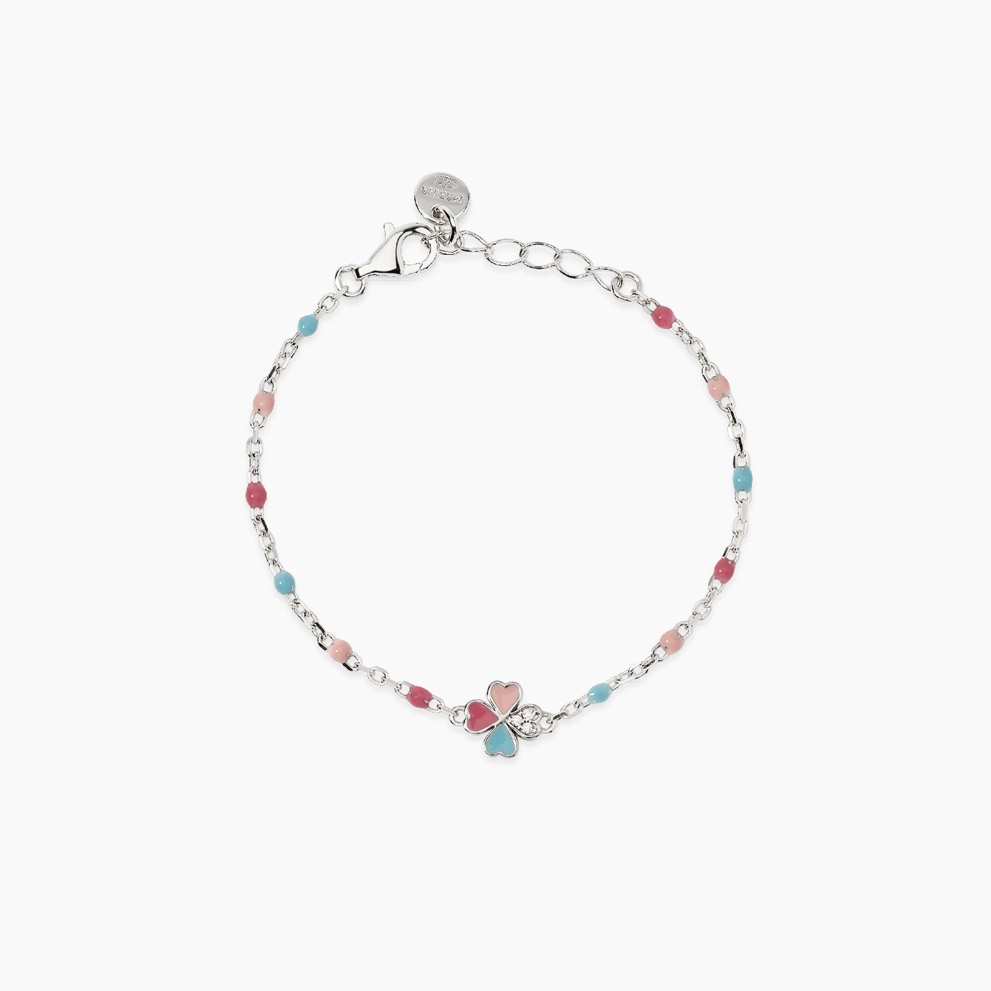 Bracciale Bambina Mabina Junior Cercami Argento con Quadrifoglio