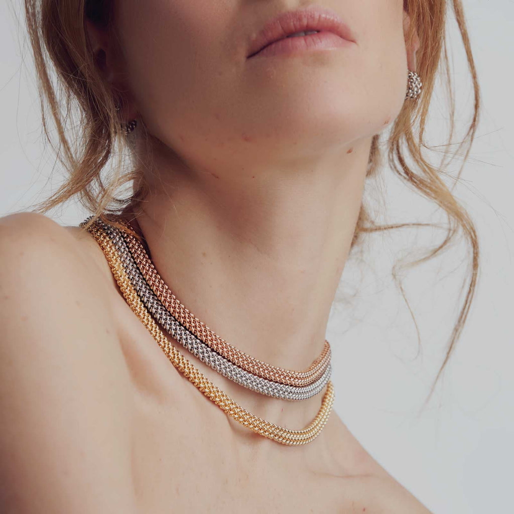 Collana Unoaerre Chicco Argento 925 Dorato - vista 2