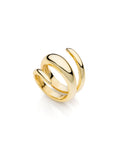 Anello Unoaerre Spirale Dorato
