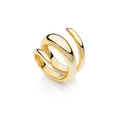 Anello Unoaerre Spirale Dorato - packshot ufficiale
