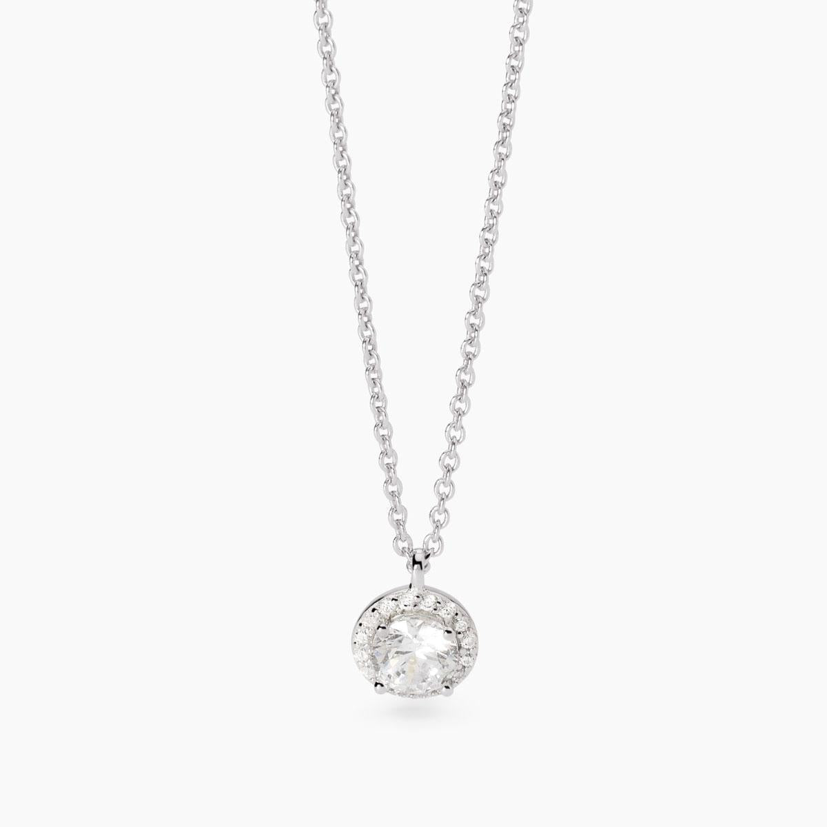 Girocollo Mabina Revival Punto Luce in Argento 925 con Zirconi