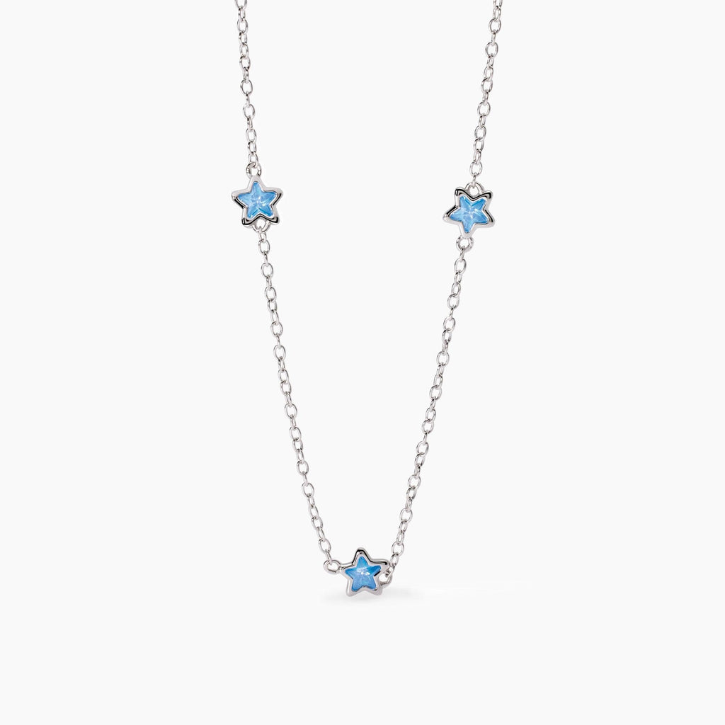 Girocollo Mabina Junior Incanto Argento 925 Stelline Azzurre