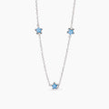 Girocollo Mabina Junior Incanto Argento 925 Stelline Azzurre