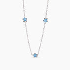 Girocollo Mabina Junior Incanto Argento 925 Stelline Azzurre