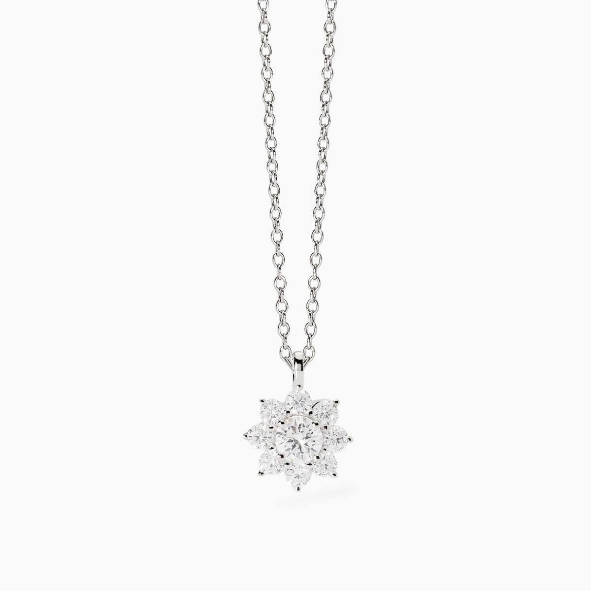 Girocollo Mabina Eden Girasole in Argento 925 con Zirconi