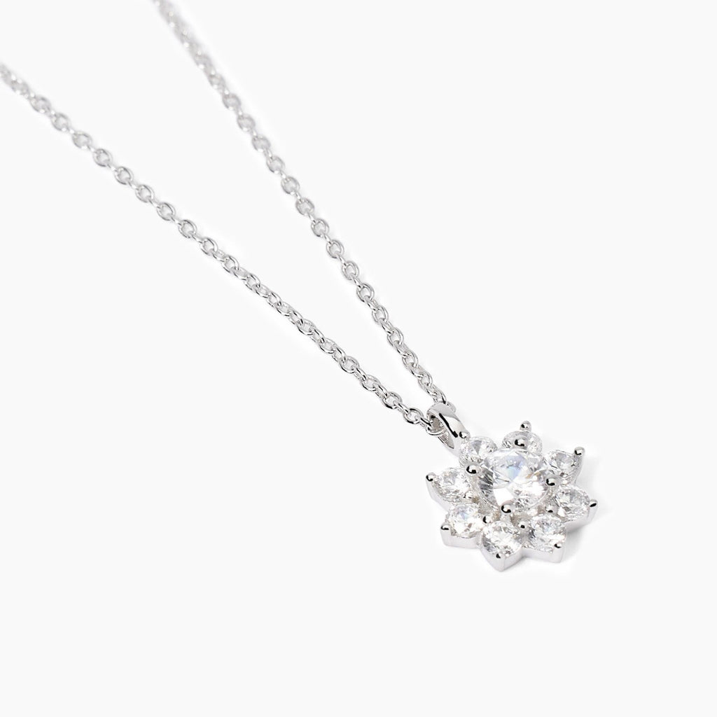 Girocollo Mabina Eden Girasole in Argento 925 con Zirconi - vista 2