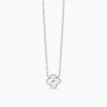 Girocollo Mabina Fiore a Quattro Zirconi in Argento 925