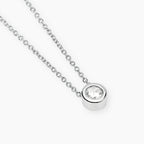 Girocollo Mabina My Diamond Punto Luce Argento 925 Diamante Lab-Grown - vista 2