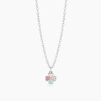Girocollo Mabina Junior Cercami Argento 925 Quadrifoglio Smaltato