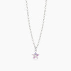 Girocollo Mabina Junior Fun Flower Argento 925 Fiore Rosa