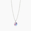 Collana Bambina Mabina Junior Quattro Desideri Argento con Quadrifoglio