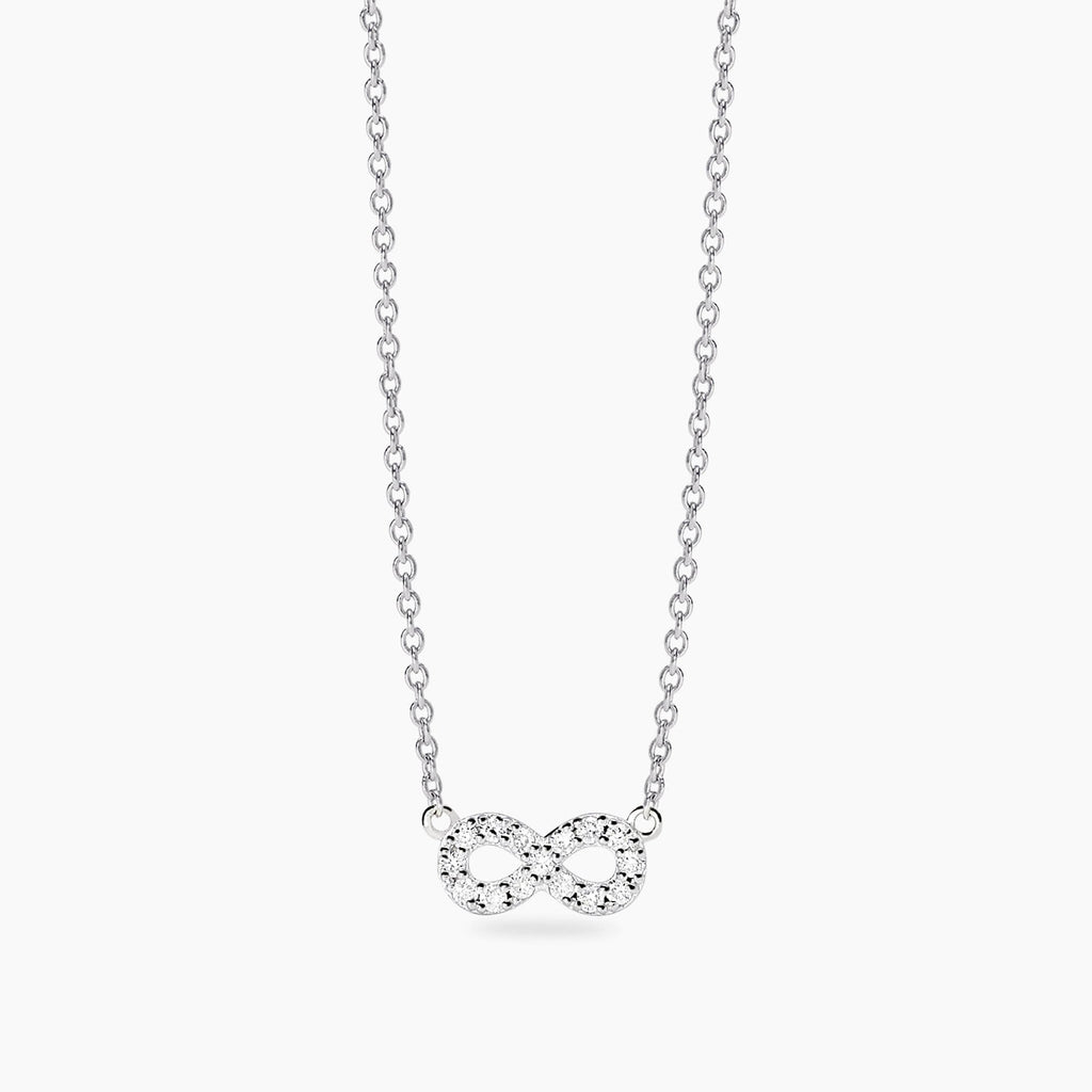Girocollo Mabina My Diamond Infinito Argento 925 Diamanti Lab-Grown