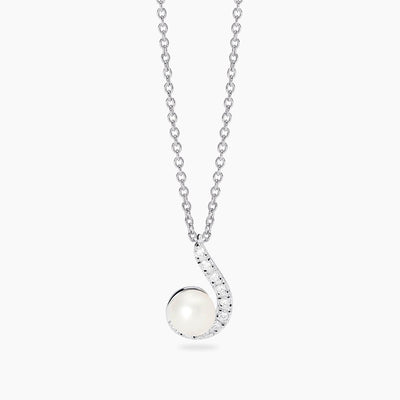 Girocollo Mabina My Diamond Goccia con Perla Coltivata e Diamanti Lab-Grown