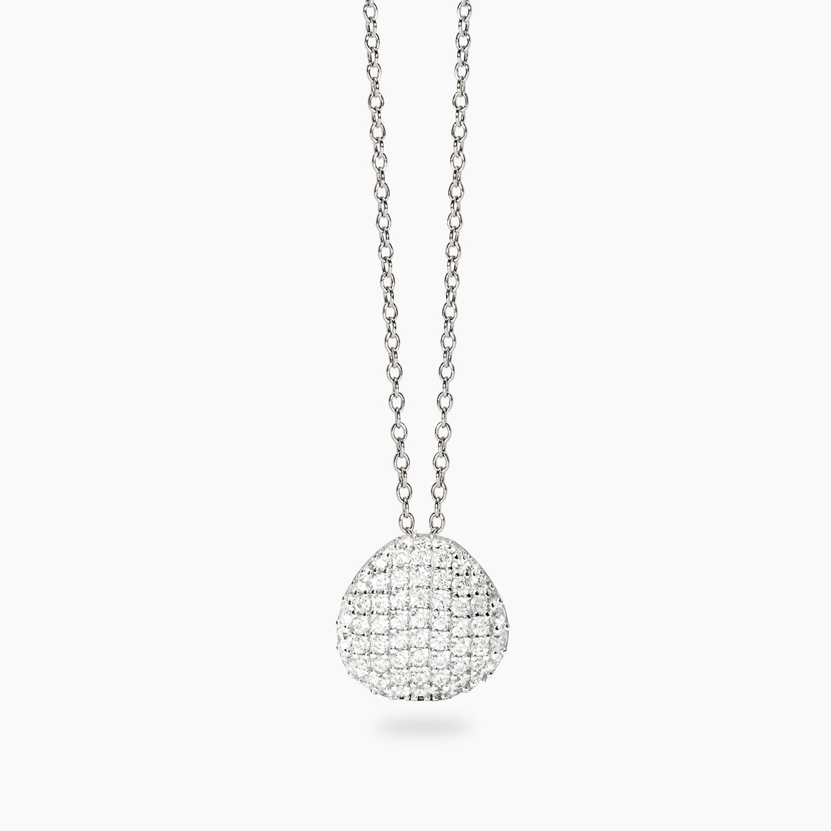 Girocollo Mabina Lucrezia Pendente Pavé in Argento 925 con Zirconi