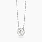 Girocollo Mabina Giardino d'Inverno Fiore in Argento 925 con Zirconi