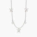 Girocollo Mabina Secret Garden Farfalle in Argento 925 con Zirconi