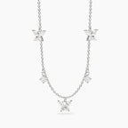 Girocollo Mabina Secret Garden Farfalle in Argento 925 con Zirconi