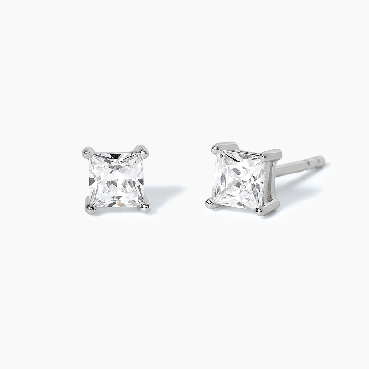 Orecchini Mabina Shiny a Lobo con Zirconi Quadrati in Argento 925