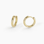 Orecchini a Cerchio Mabina Petite Jolie Argento Placcato Oro 15 mm