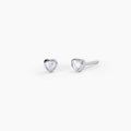 Orecchini Mabina Shiny Punto Luce Cuore Zirconi Argento 925 Rodiato