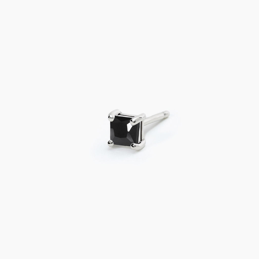 Monorecchino Mabina Uomo Punto di Vista Argento 925 Zircone Nero