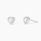 Orecchini Mabina Love Affair Cuore con Zirconi Argento 925 Rodiato