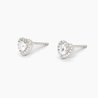 Orecchini Mabina Love Affair Cuore con Zirconi Argento 925 Rodiato - vista 2