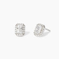 Orecchini Mabina Ottagonali con Zirconi Baguette Argento 925 Rodiato