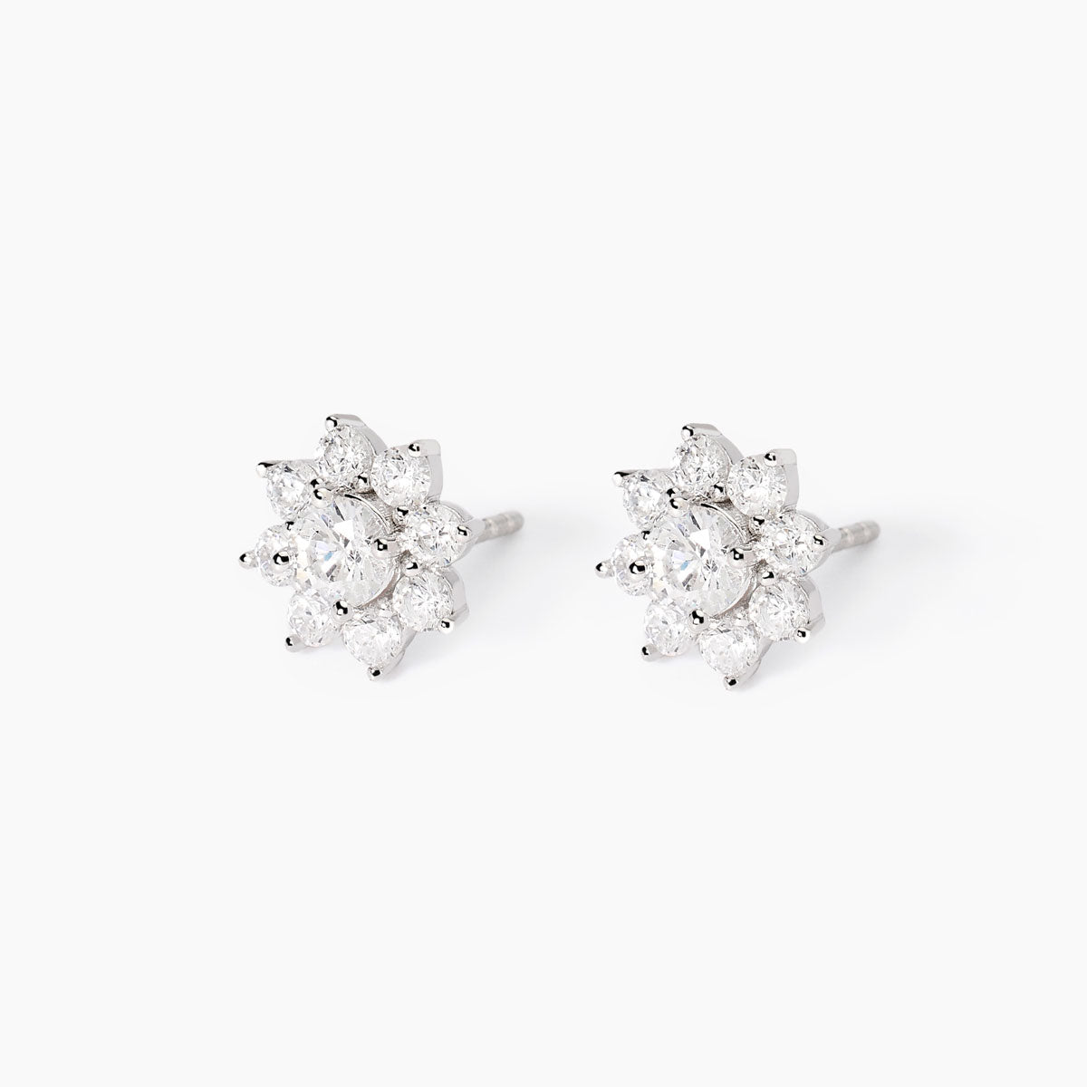 Orecchini Mabina Girasole con Zirconi Argento 925 Rodiato - vista 2
