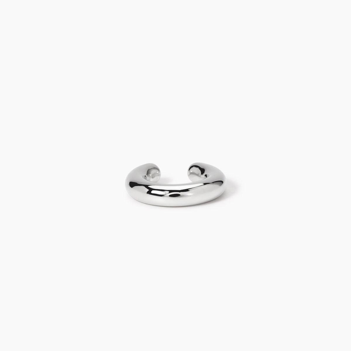 Monorecchino Mabina Ear Cuff Liscio Argento 925 Rodiato - vista 2