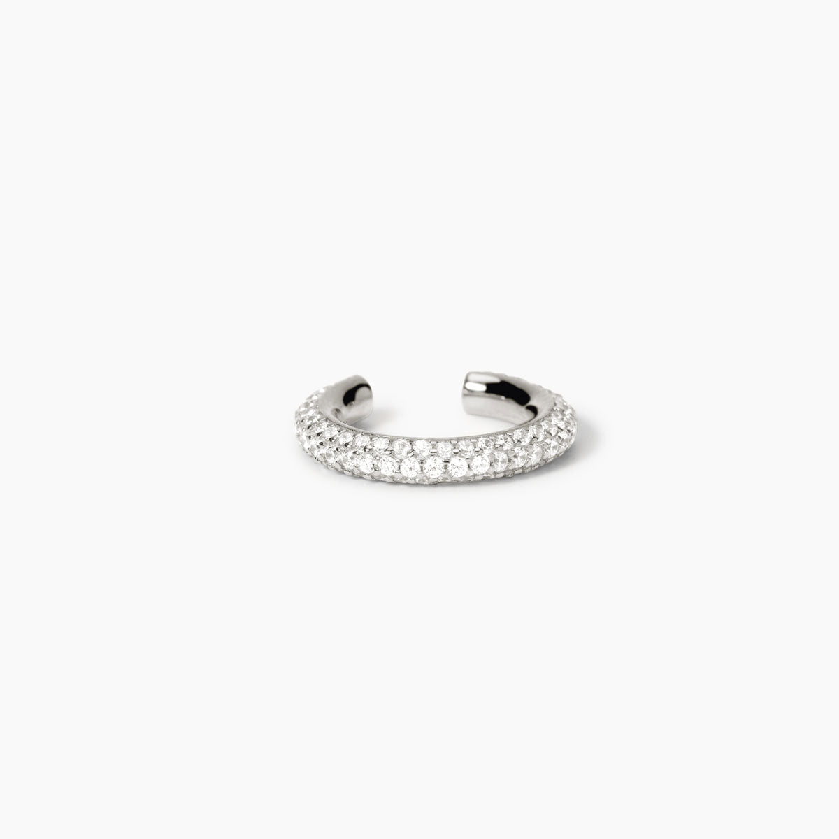 Monorecchino Mabina Ear Cuff Argento 925 Rodiato con Zirconi - vista 2
