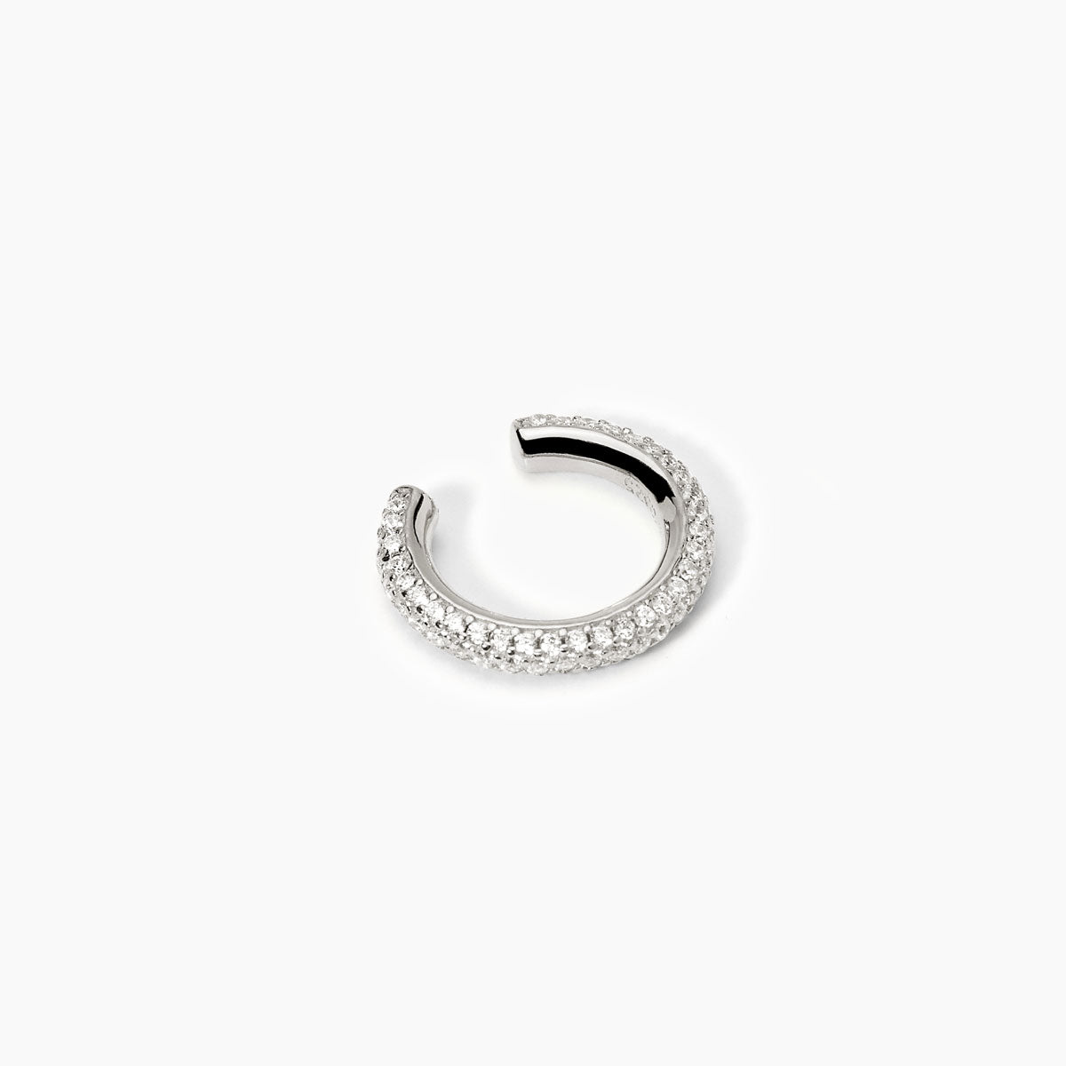 Monorecchino Mabina Ear Cuff Argento 925 Rodiato con Zirconi - vista 3