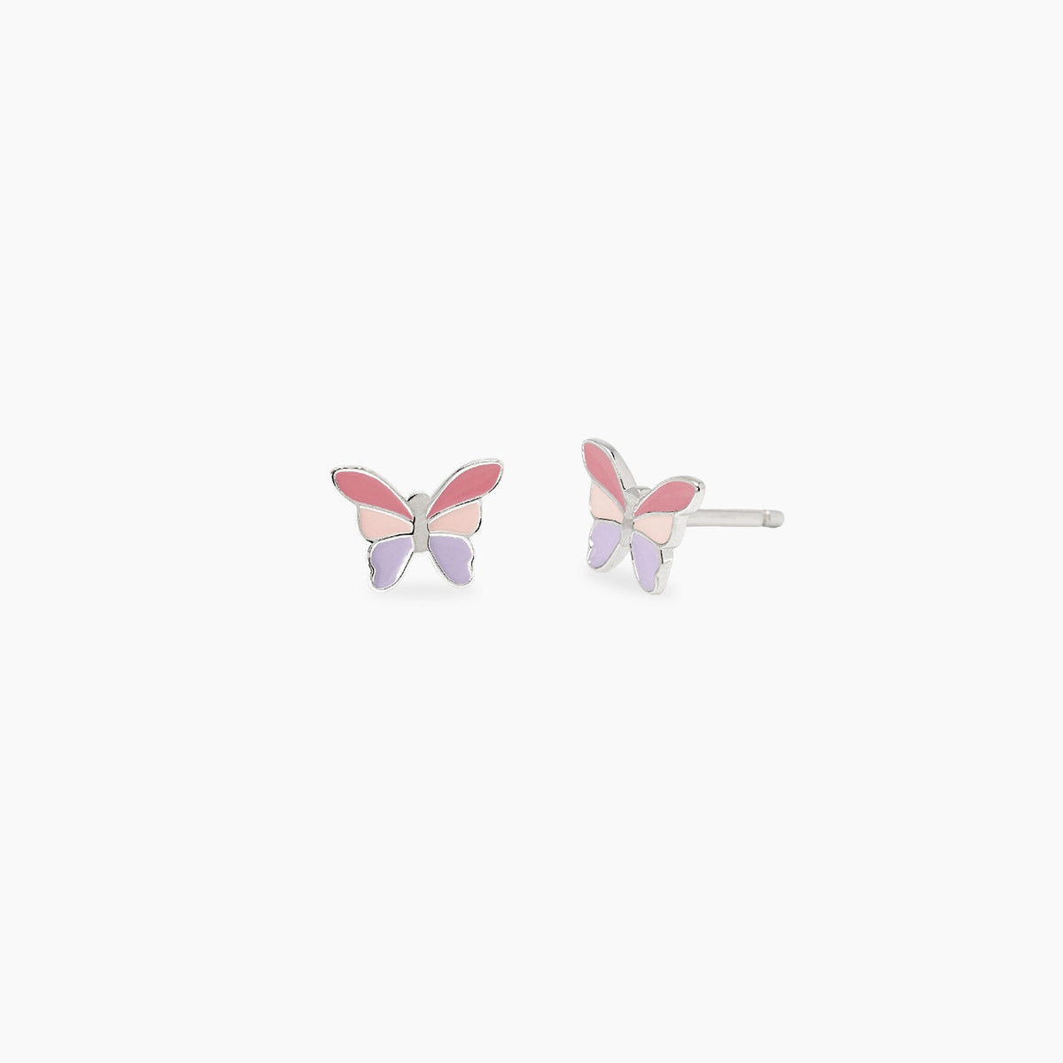 Orecchini Mabina Junior Primavera Argento 925 Farfalle Smaltate