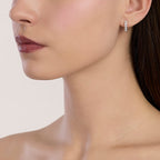 Orecchini a Cerchio Mabina My Diamond Argento con Diamanti Lab-Grown 0,07 ct