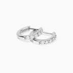 Orecchini Mabina My Diamond Cerchio Argento Diamanti Lab-Grown 0,30 ct - vista 2