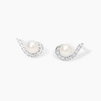 Orecchini Mabina My Diamond Goccia con Perle Coltivate e Diamanti Lab-Grown - vista 2
