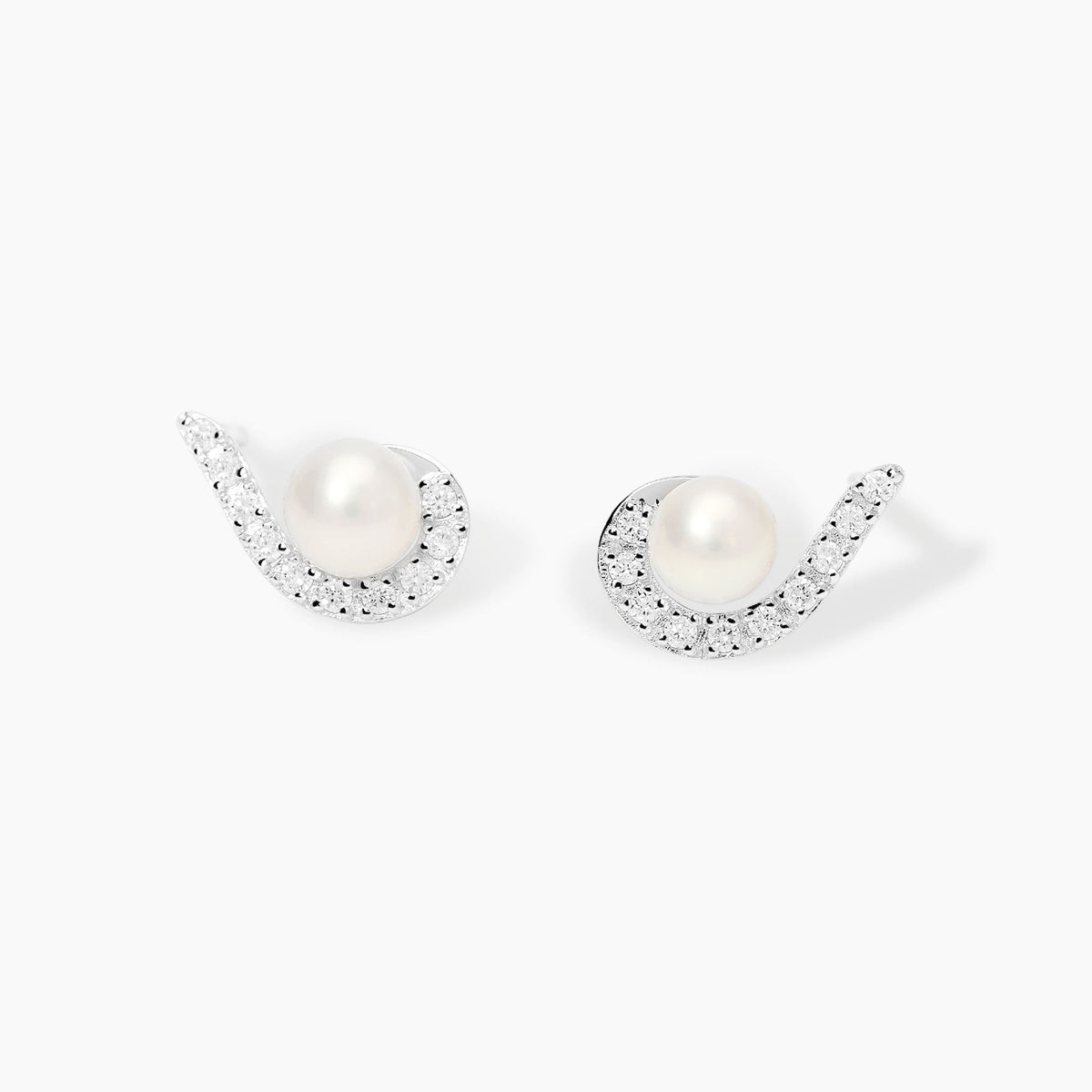 Orecchini Mabina My Diamond Goccia con Perle Coltivate e Diamanti Lab-Grown - vista 2