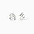 Orecchini Mabina Lucrezia Pavé di Zirconi Argento 925 Rodiato
