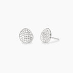 Orecchini Mabina Lucrezia Pavé di Zirconi Argento 925 Rodiato