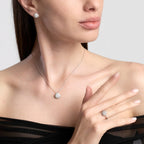 Orecchini Mabina Lucrezia Pavé di Zirconi Argento 925 Rodiato - vista 3