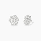 Orecchini Mabina Giardino d'Inverno Fiore con Zirconi Argento 925