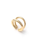 Anello Unoaerre Doppio Giro Dorato