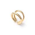 Anello Unoaerre Doppio Giro Dorato - packshot ufficiale