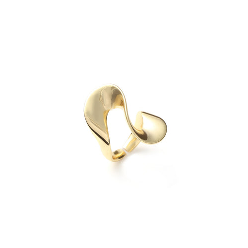 Anello Unoaerre Line Ottone Dorato Lucido - packshot ufficiale