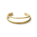 Bracciale Unoaerre Rigido Doppio Filo Dorato - packshot ufficiale