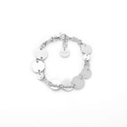 Bracciale Unoaerre Dinamica Doppio Filo con Medaglioni - vista 2