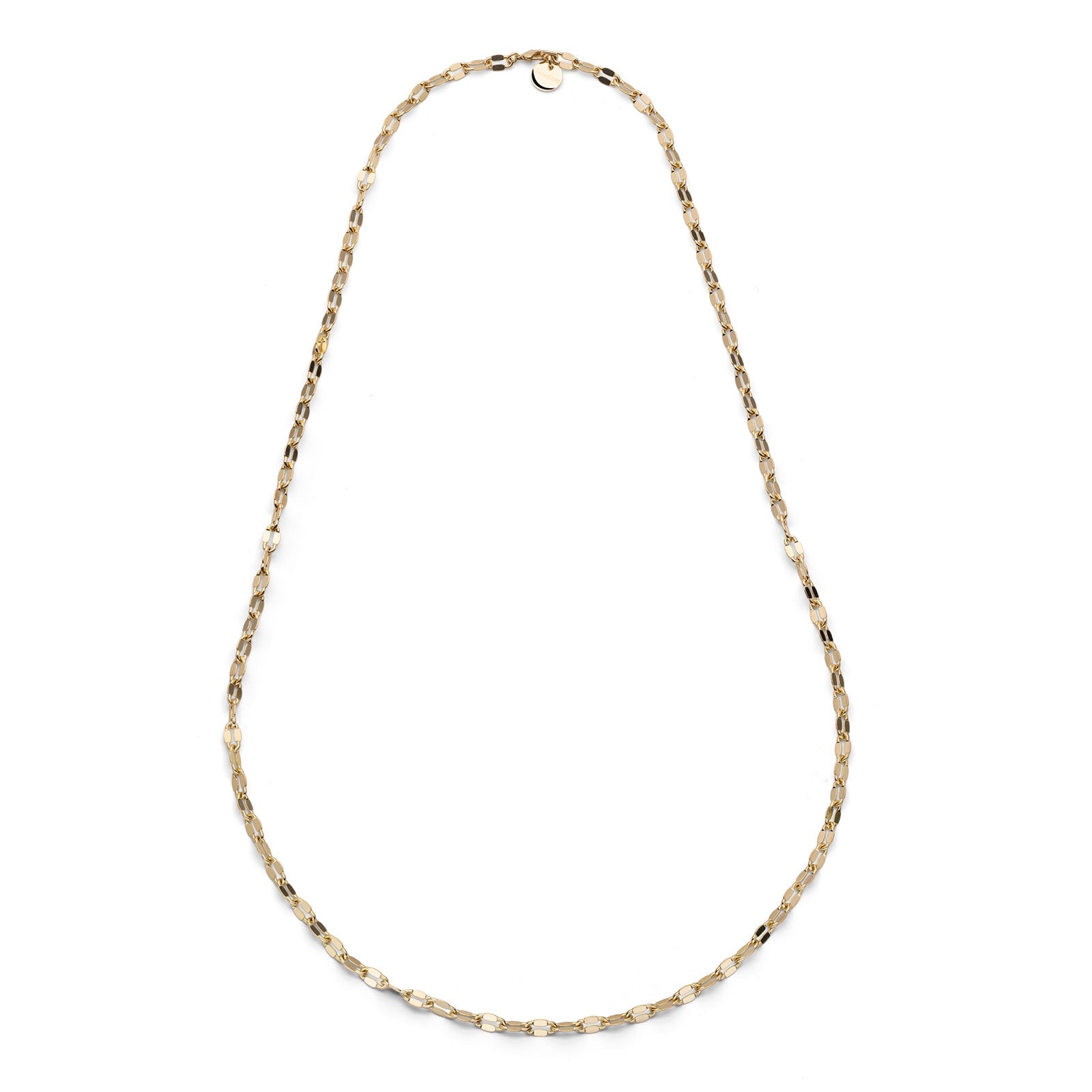 Collana Unoaerre Marinara Ottone Dorato Maglia Piatta - packshot ufficiale