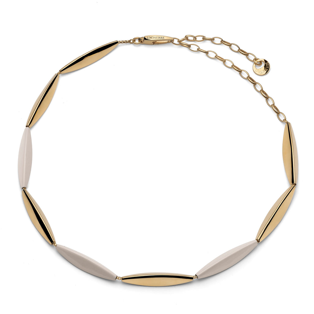 Collana Unoaerre Aria Argento 925 Dorato Avorio - packshot ufficiale